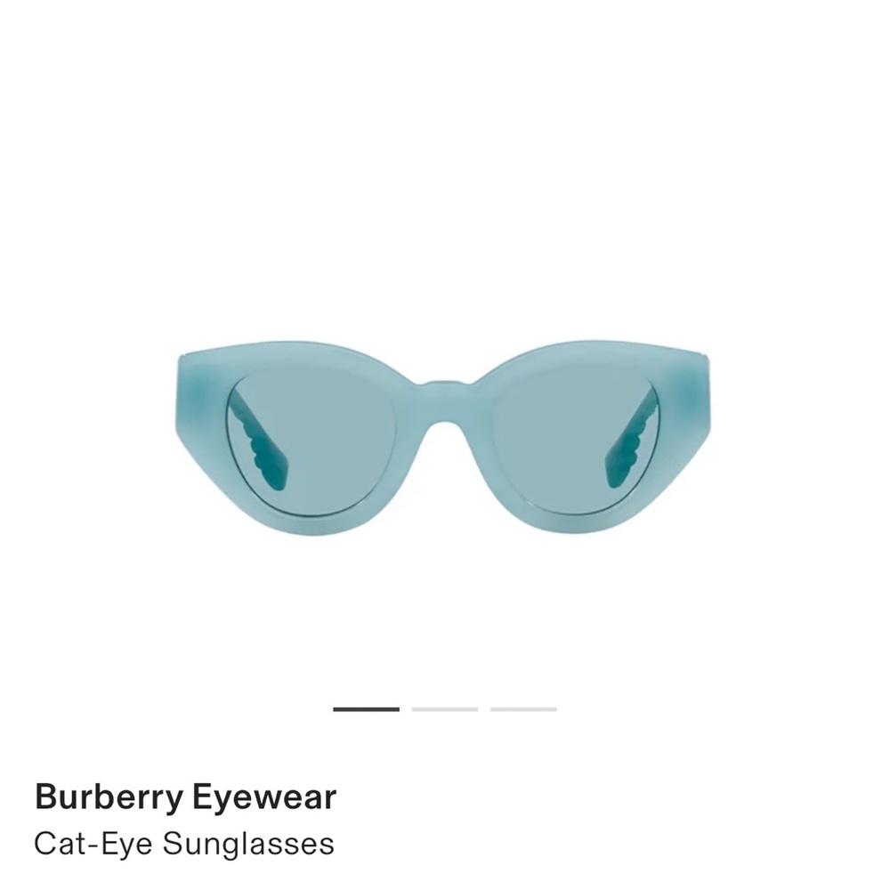 Burberry Blue Modern Cat-Eye Sunglasses - Picture 3 of 5